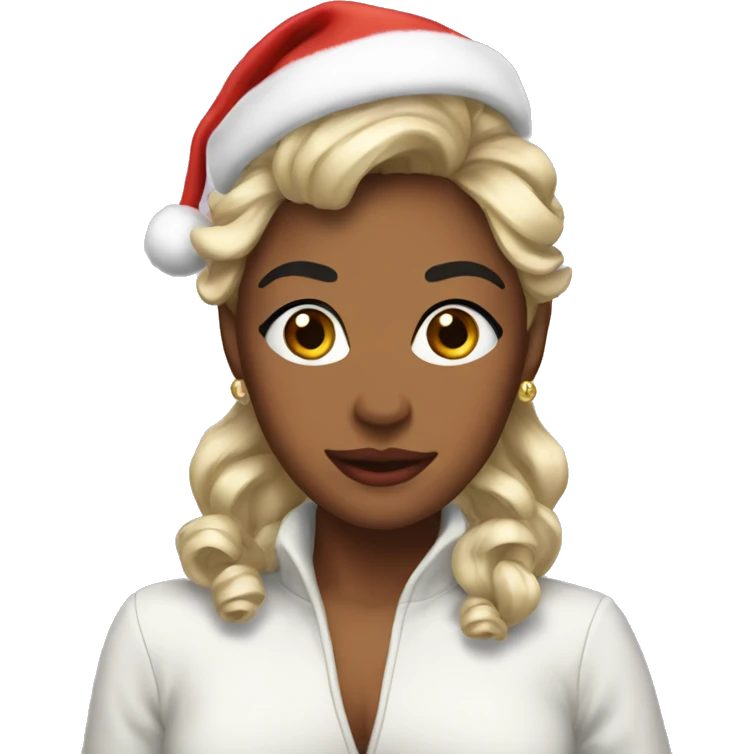 Coquette Christmas emoji