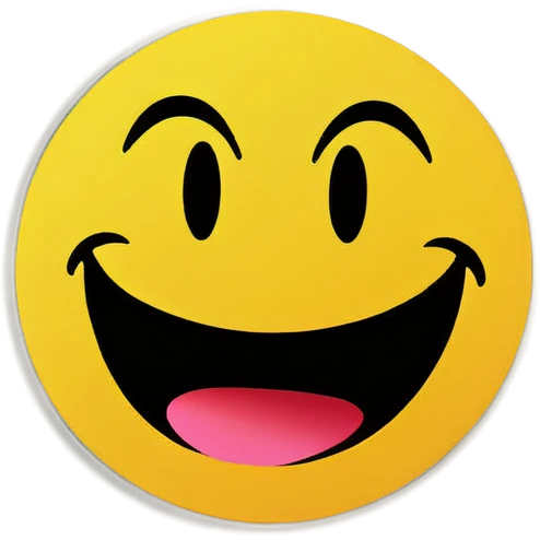 Smiley face looking up emoji