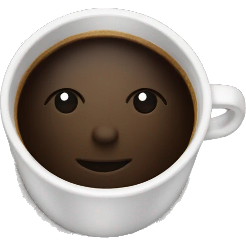 Black coffee  emoji
