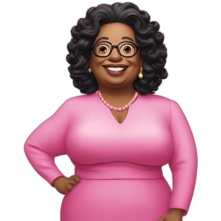 Oprah is mr blobby emoji