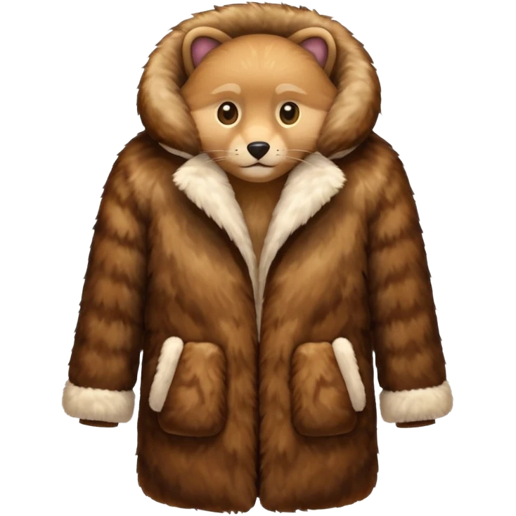 
fur coat цщьфт emoji