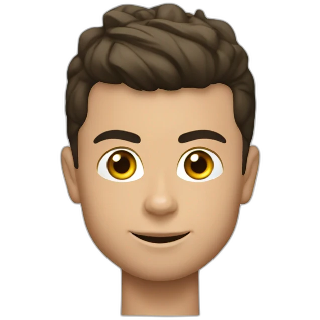 Cristiano ronaldo con una champions league emoji