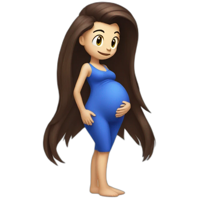 Pregnant sonic emoji
