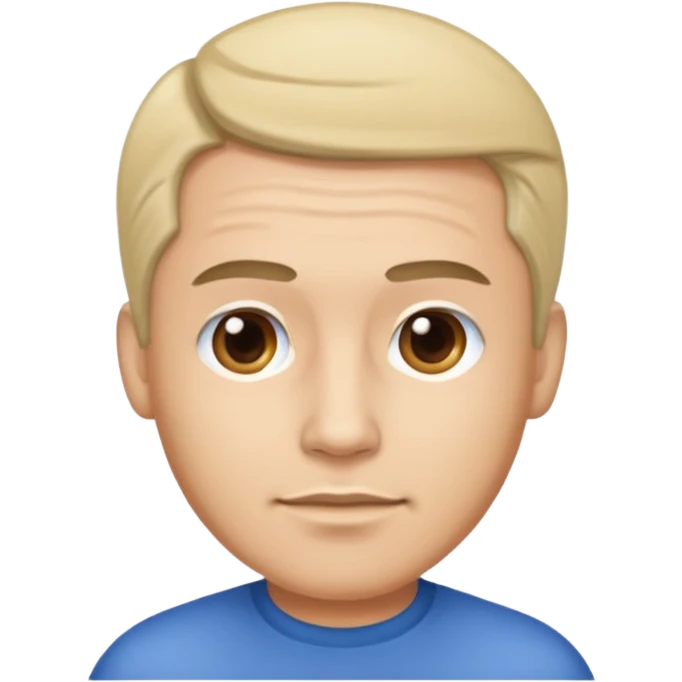 Light skin combover  emoji