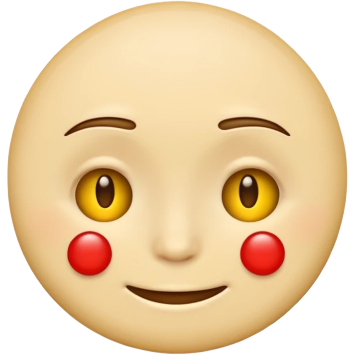 iPhone emoji with text message saying no not smiling and no red dots in dace emoji