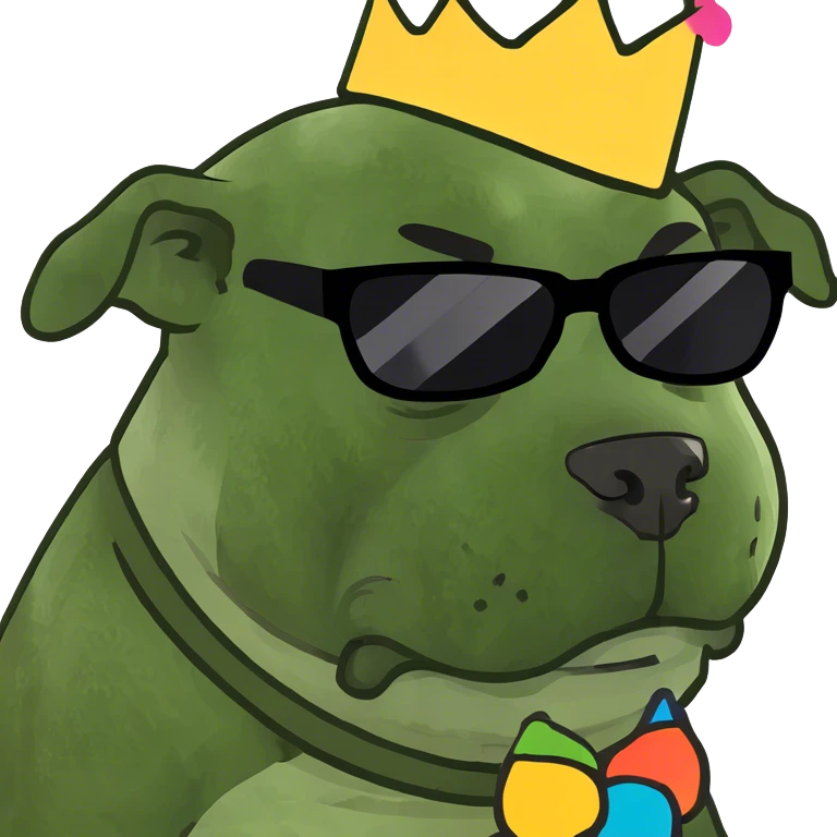 Bulldog hungover  emoji
