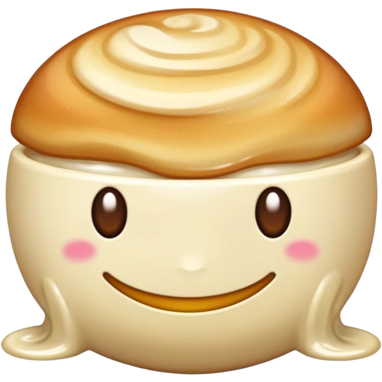 Lazo 🎀 color café crema emoji