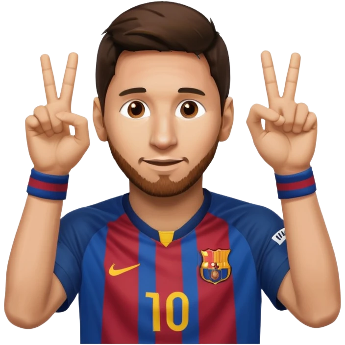 Okey işareti yapan biri messi olabilir emoji