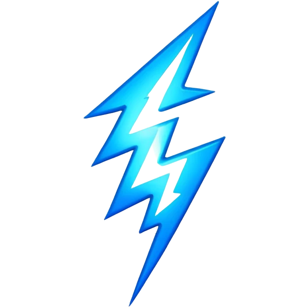 Lightning bolt emoji