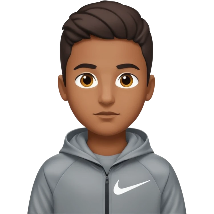 Nike tech with brown boy  emoji