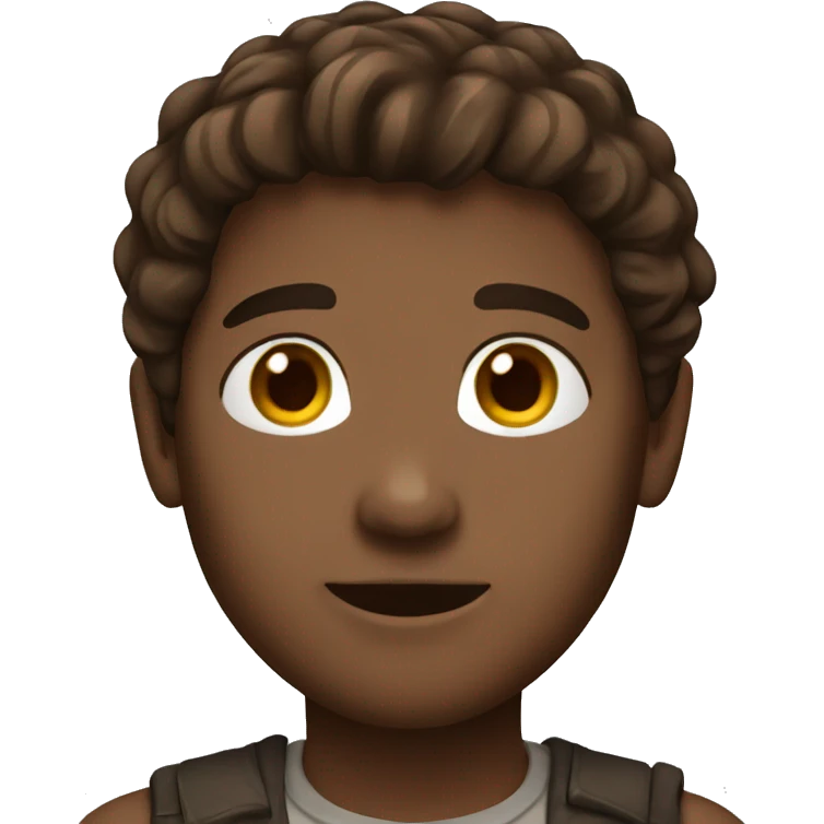 avatar brown hair emoji