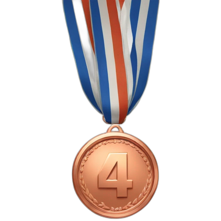 Copper 4th place medal emoji