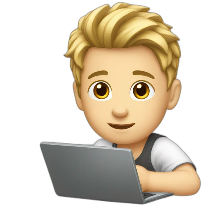 white_kid_using_laptop emoji