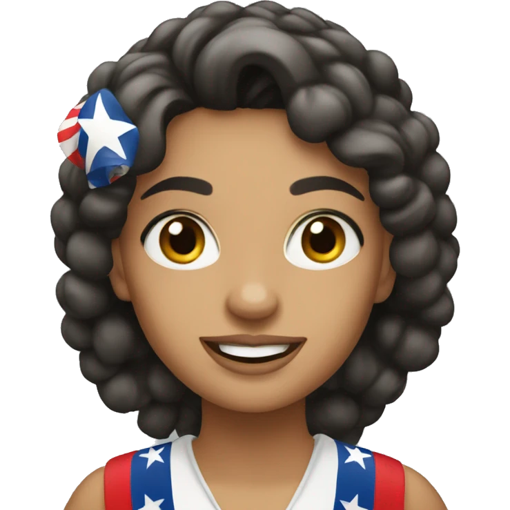 Patriotic gypsy emoji