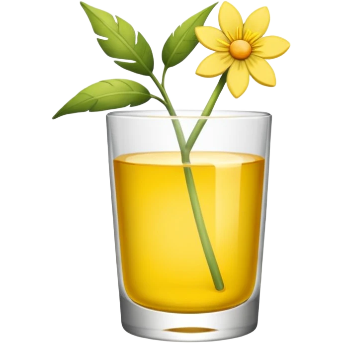bitte ein bild von einem eistee mit papageiblumengeschmack emoji