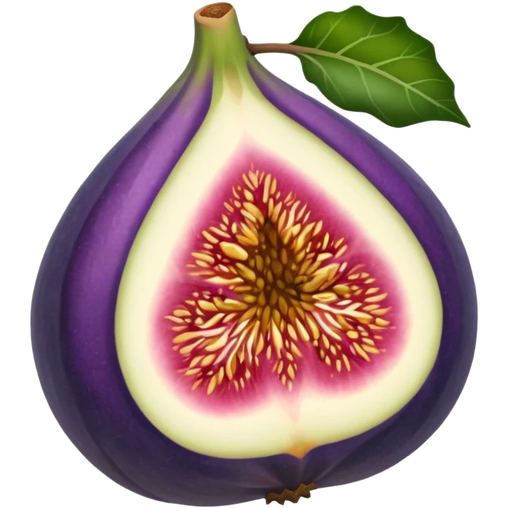 Please create a emoji of a single half of a fig  emoji