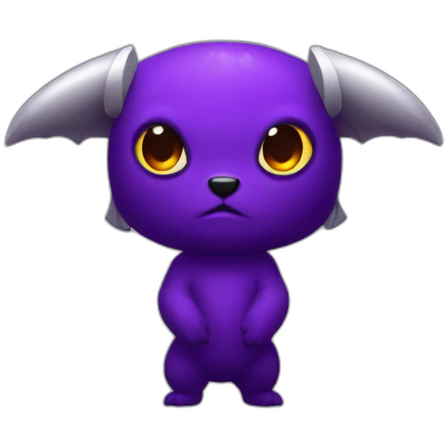 Diablo morado chateando  emoji
