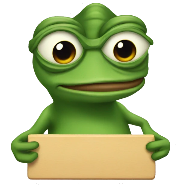pepe with board emoji