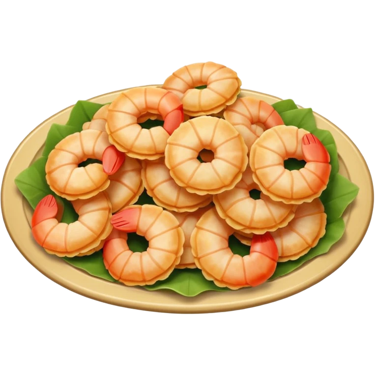 Shrimp cracker emoji