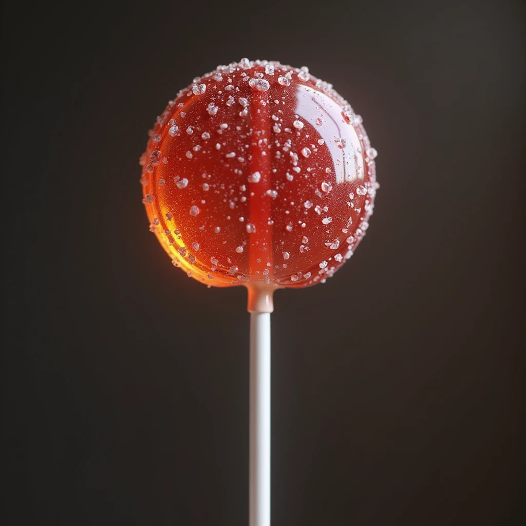 realistic lollipop, photorealistic style, high detail, realistic lighting emoji