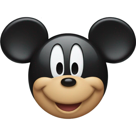 Mickey Mouse smiling emoji