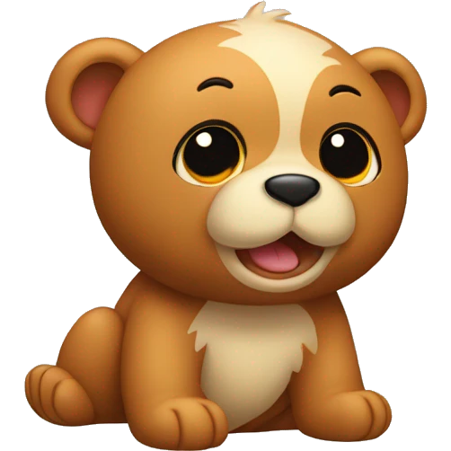 Osito cariñosito amoroso llorando  emoji