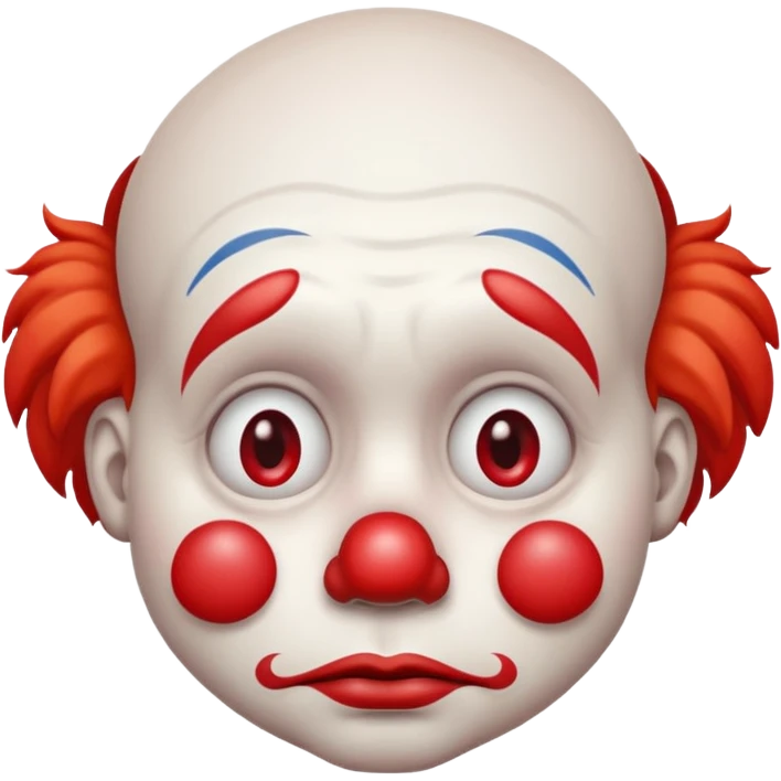 sad clown emoji