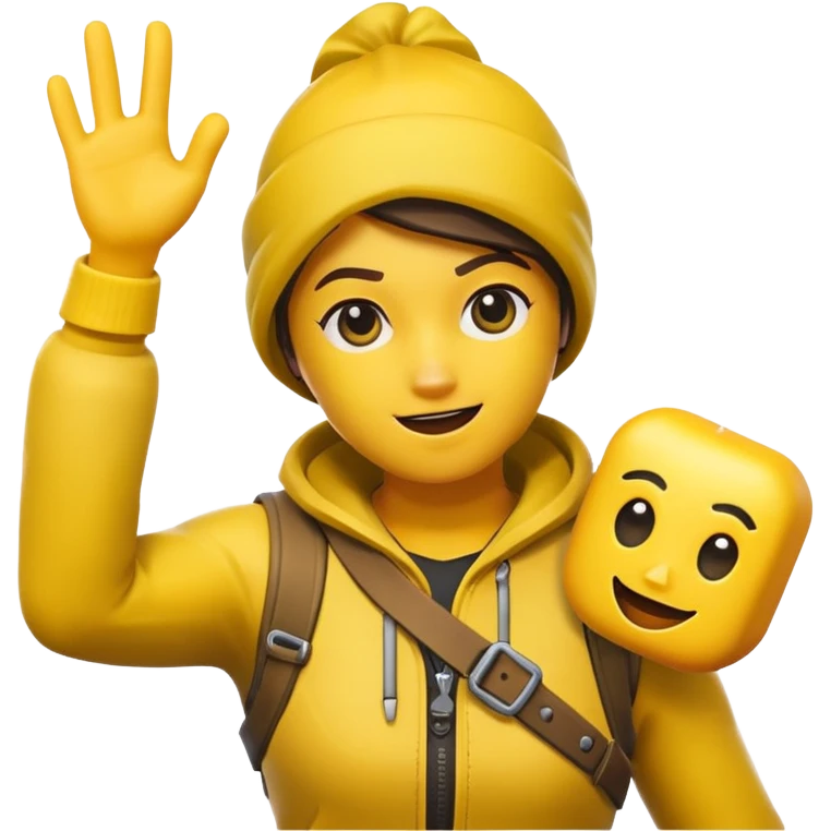 Create a Fortnite default doing the L emote as a emoji emoji