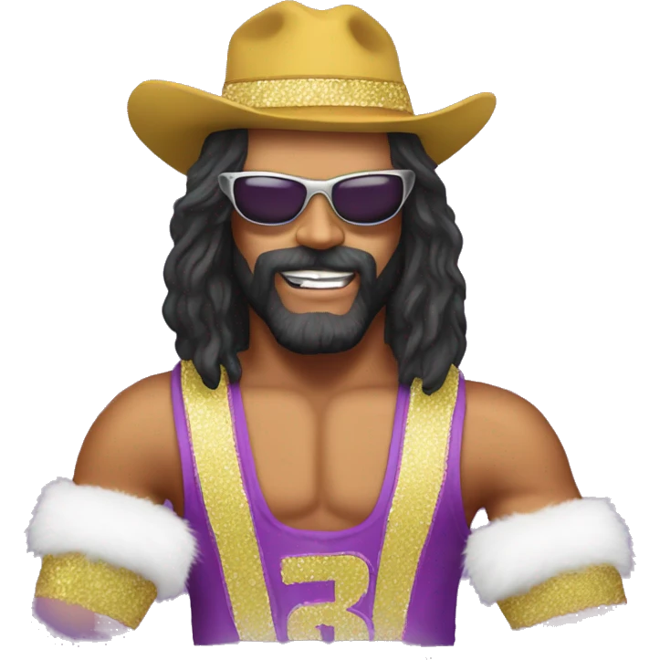 macho man randy savage as a cat emoji