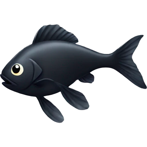 Black fish dancing  emoji