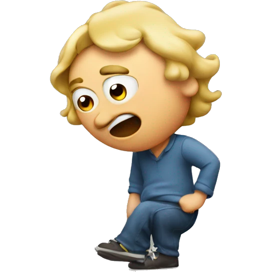 Guy farting  emoji