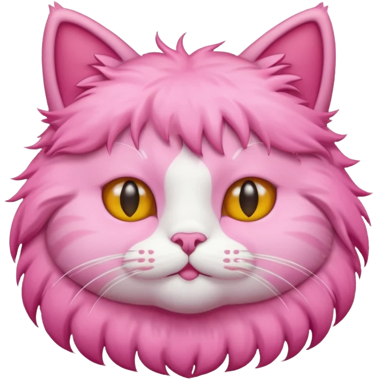 Make a pink cat icon emoji