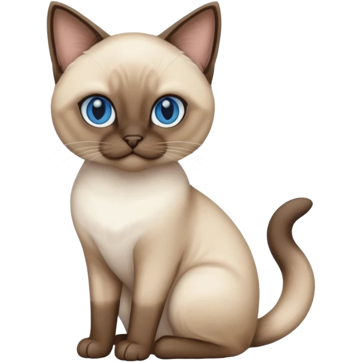 
Siamese cat emoji