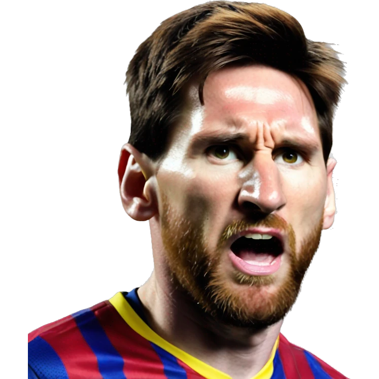 LIONEL MESSI ANGRY on ishowpeed emoji