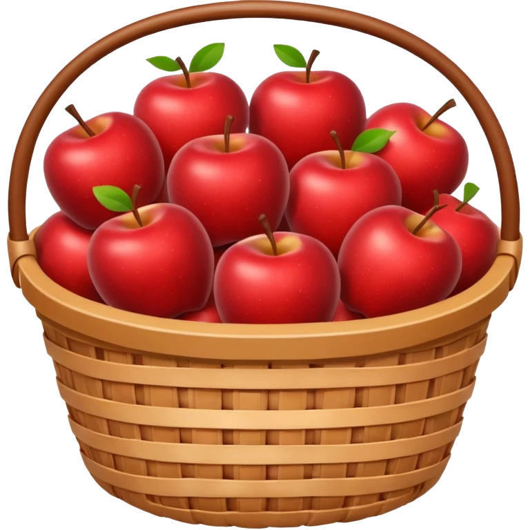 A basket where you pick only the red apples, ignoring the green and yellow apples emoji