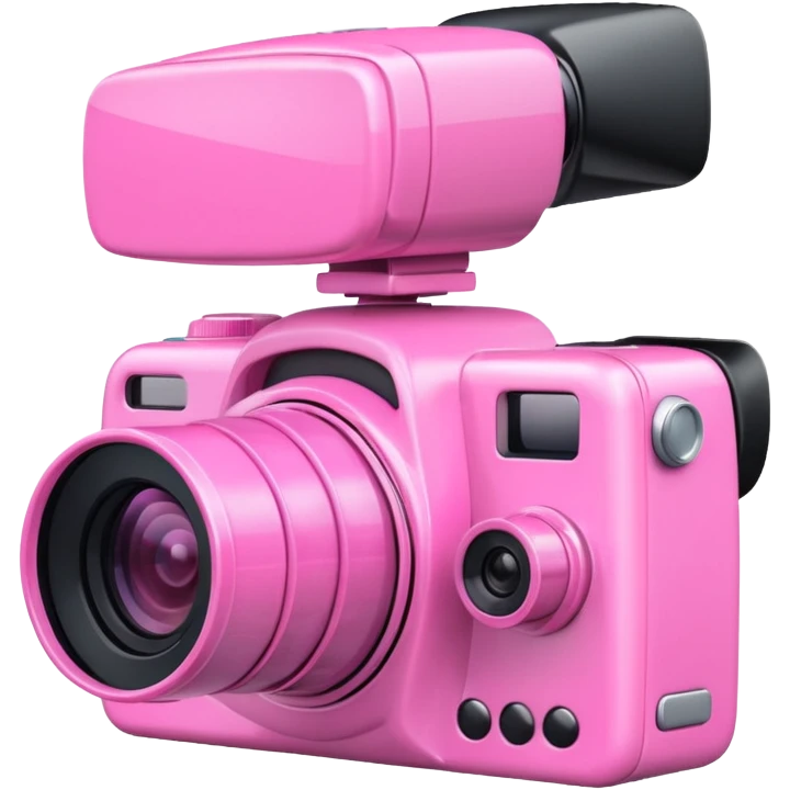 pink video camera emoji