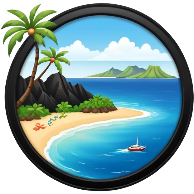 Hawaiian islands emoji