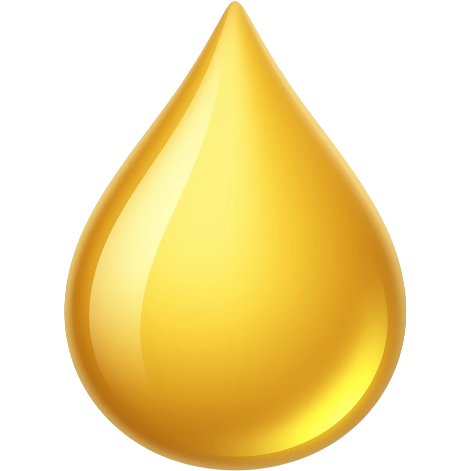 Un emoji de una gota amarilla emoji