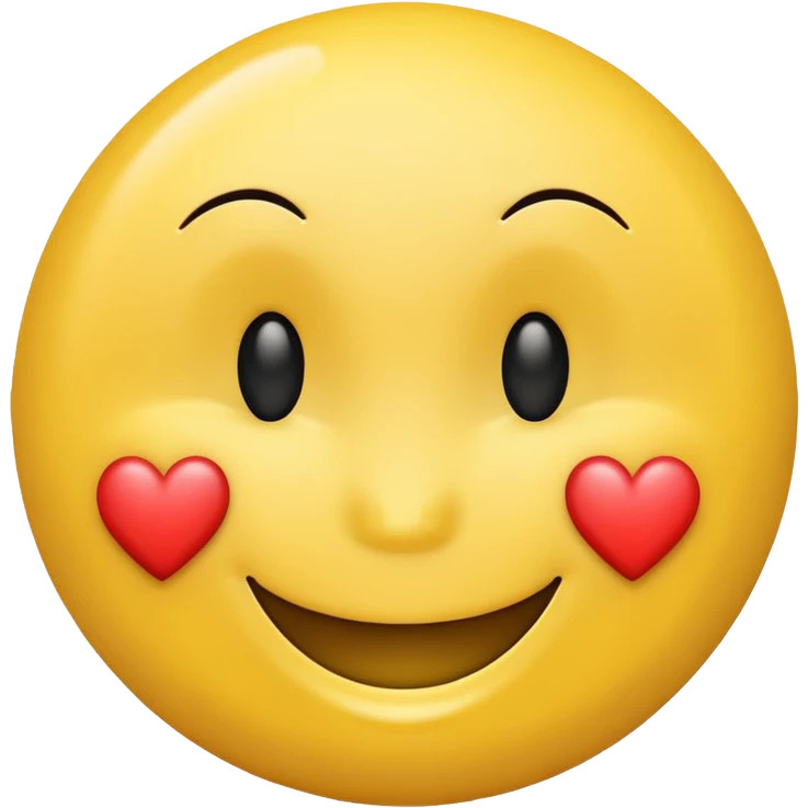 Smiley face with heart emoji