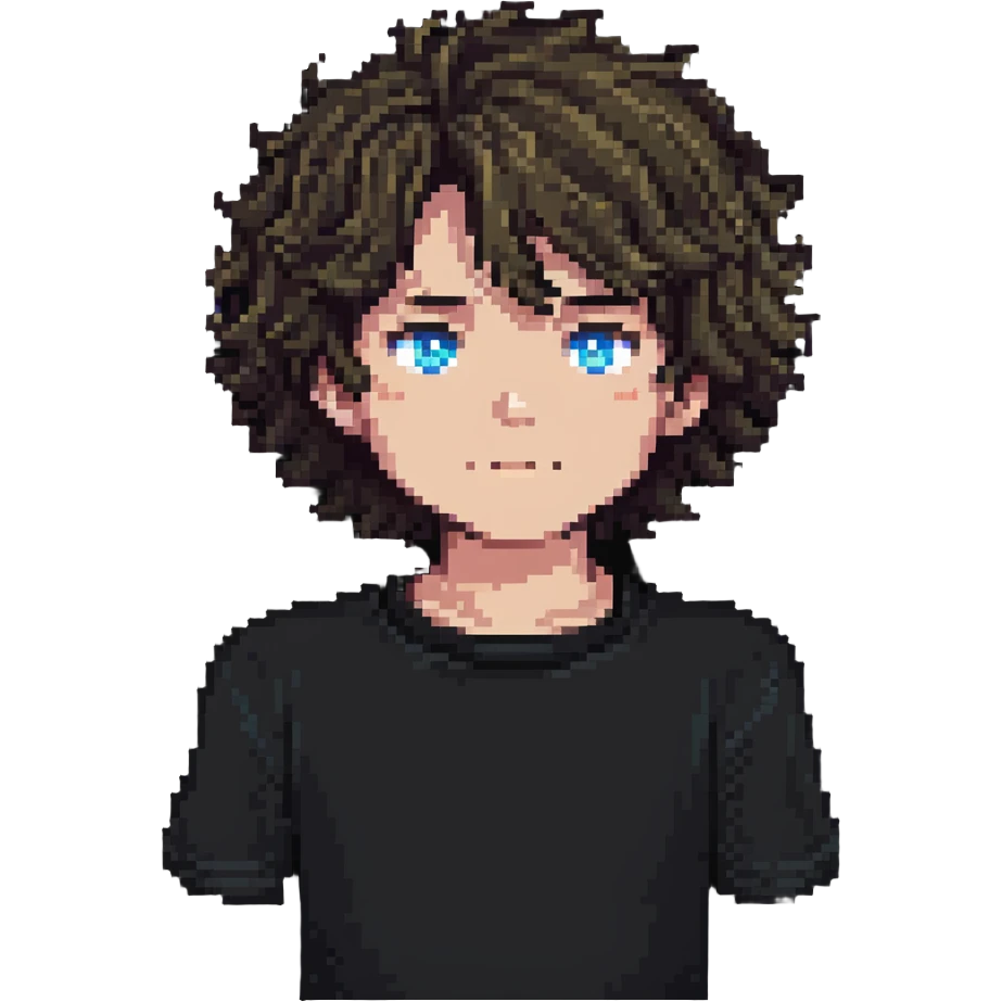 boy with slightly wavy hair emoji