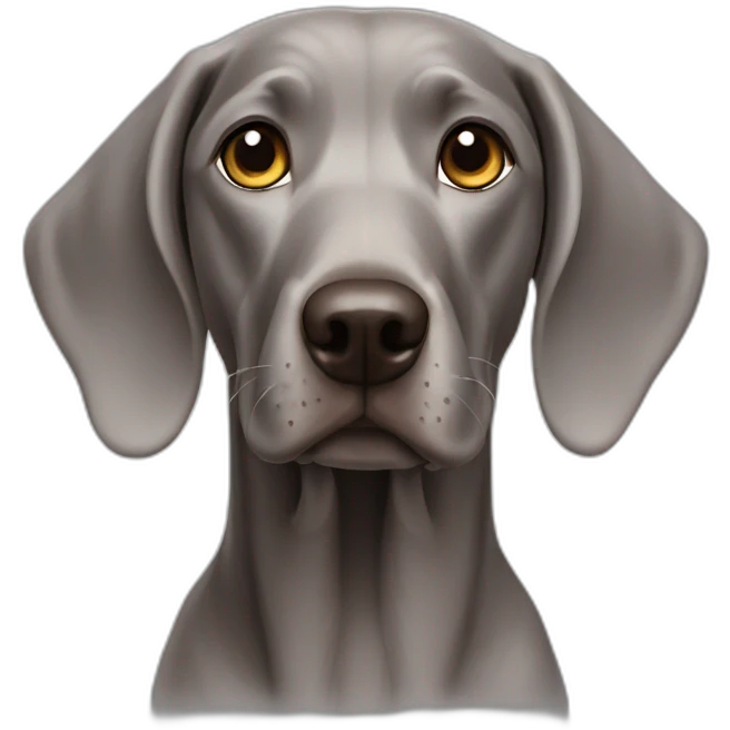 Dog Weimaraner emoji