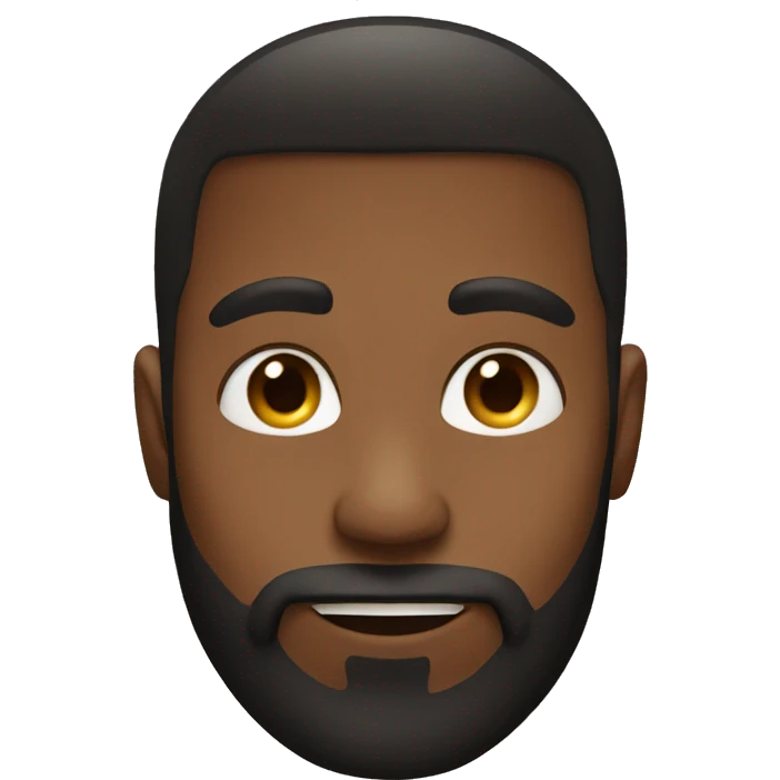 Tan girlfriend black boyfriend with beard emoji