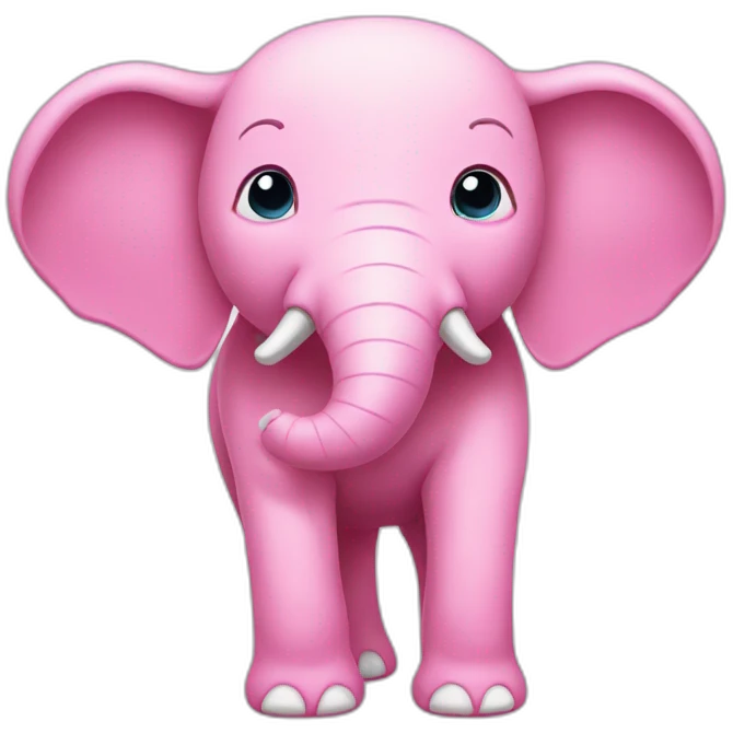 pink elephant emoji