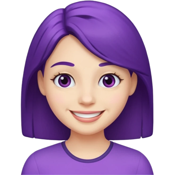 purple Tina emoji