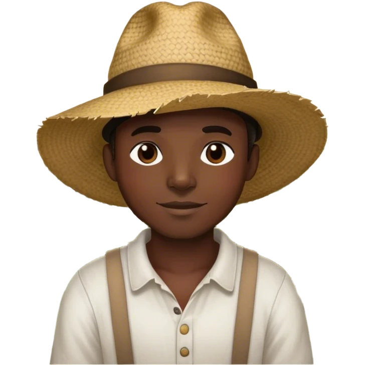 Black man in a cotton field saying goodnight  emoji