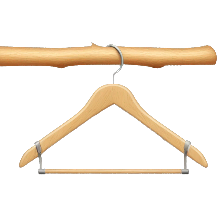 wood hanger emoji