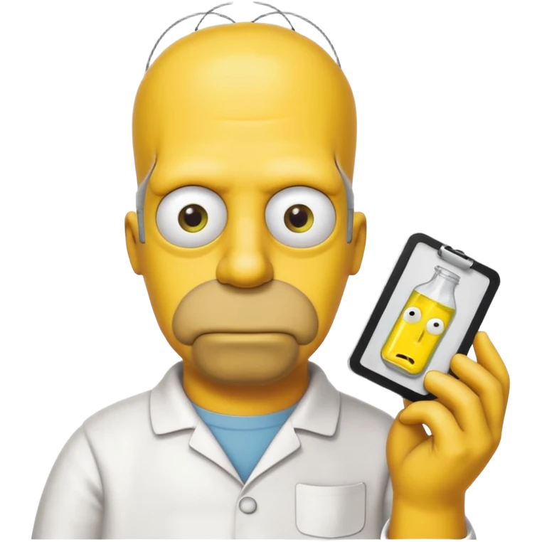 Acid tab Homer Simpson  emoji