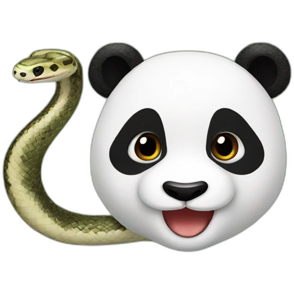 snake panda emoji