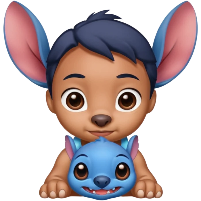 Lilo and stitch make stitch cute cuter make it look relaistic emoji