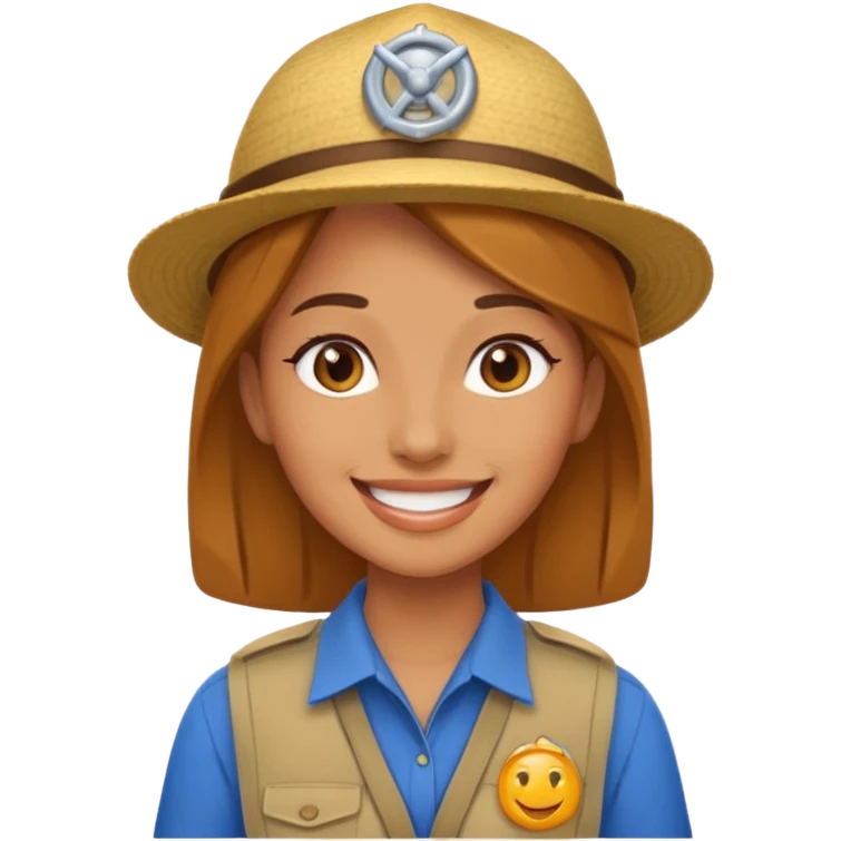 A female guide emoji